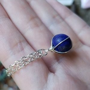 Natural lapis stone bracelet
